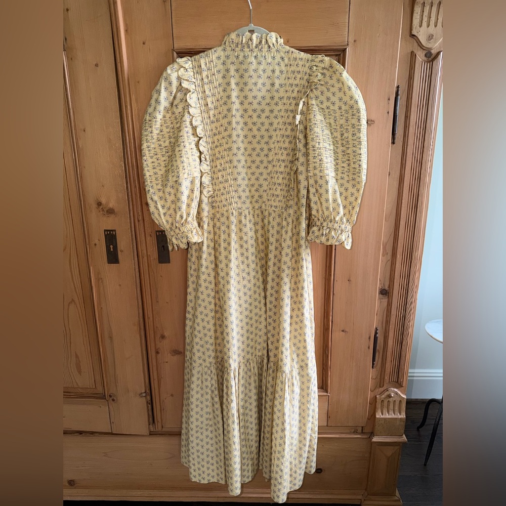 SEA Pascala scalloped midi dress - Picture 5 of 6